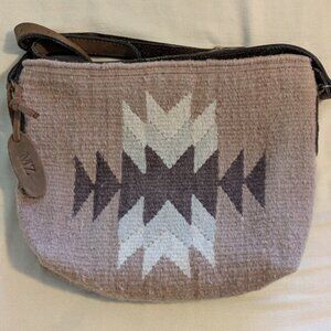Handmade Wool Crossbody Purse MZ Fairtrade